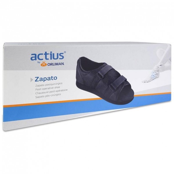 Orliman Actius Zapato Post-Operatorio Acp901 Negro T-4 1Ud