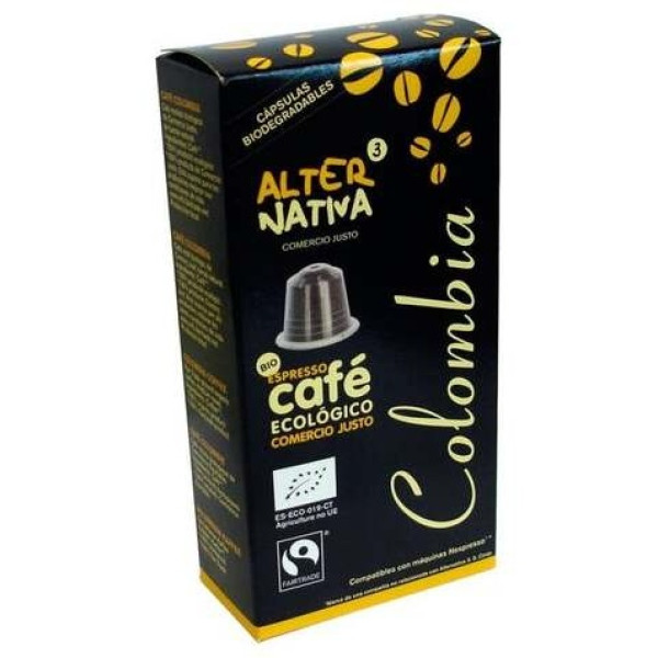 Cafe Colombia 10Capsulas Cafe Biodegradable Eco