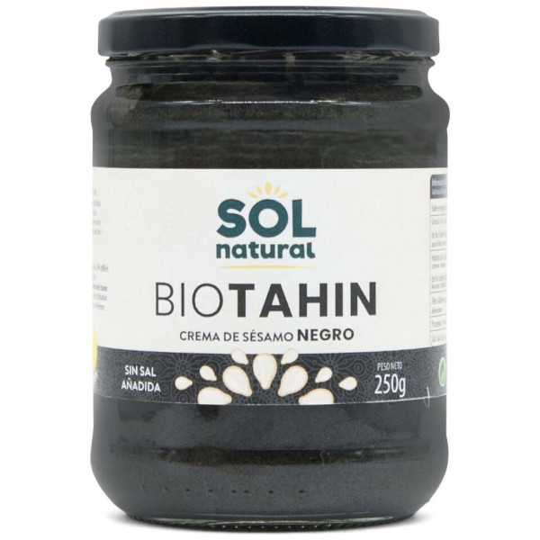 Sol Natural Bio Tahin Crema De Sesamo Negro 250G
