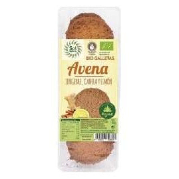 Galletas De Avena Jengibre Canela Limon 175Gr. Bio