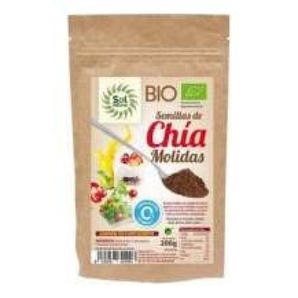 Solnatural Chia Semillas Molidas Bio 200G