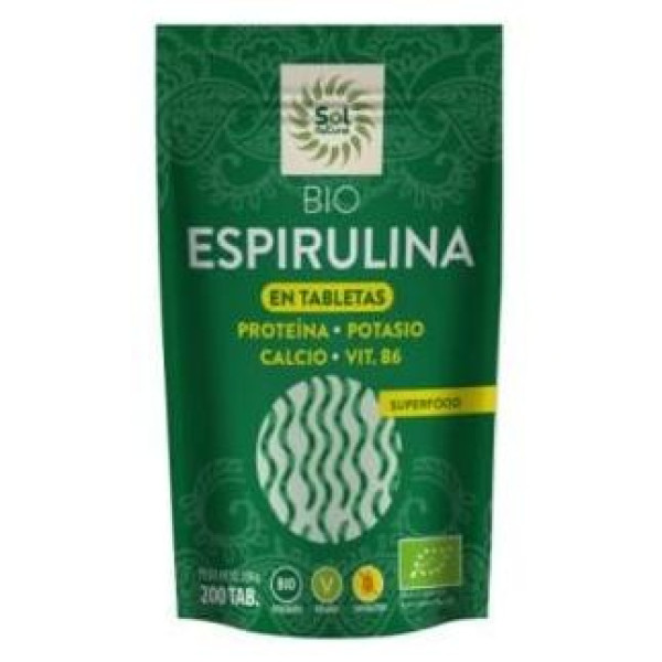 Solnatural Espirulina 200Tabs