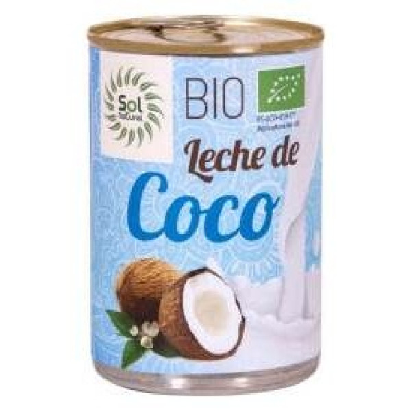 Solnatural Leche Coco Bio Lata Cocin 400Ml