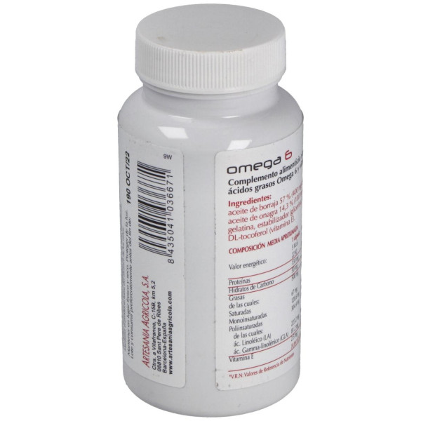 Omega 6 Onagra+Borraja 100 Perlas