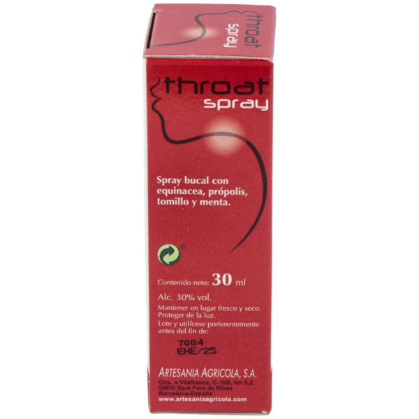 Artesania Agricola Throat Spray Propolis 30Ml