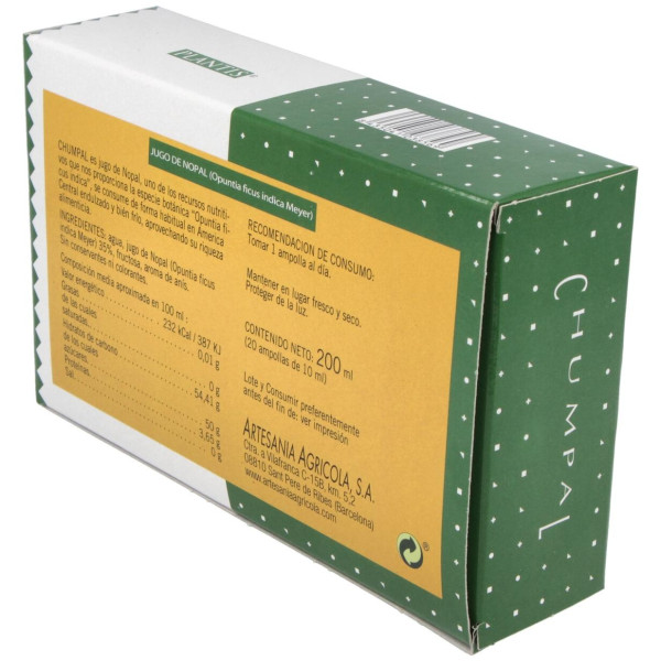 Plantis Chumpal Nopal Viales 20 Ampollas