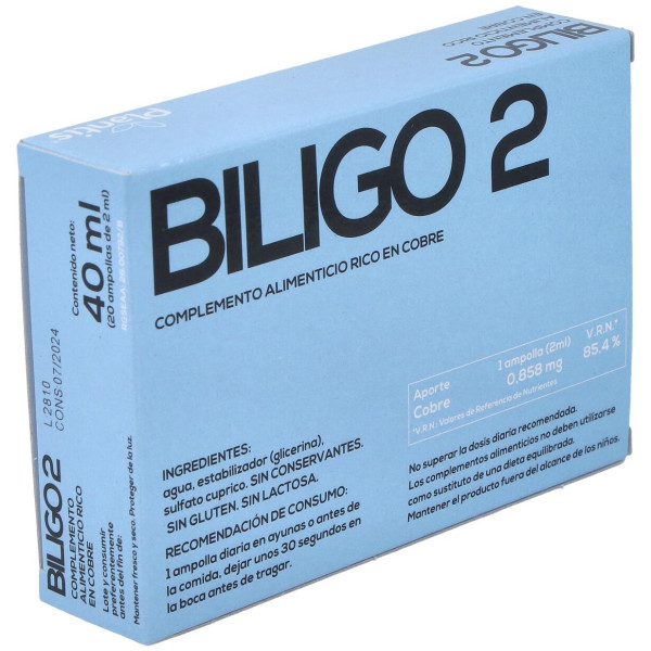 Artesania Agricola Biligo 2 Cobre 20 Ampollas