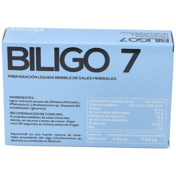 Artesania Agricola Biligo 7 Actibios 20 Ampollas