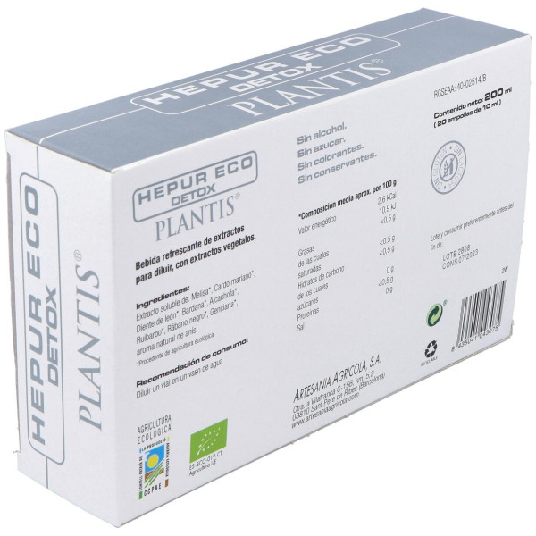 Plantis Hepur Eco Detox 20 Viales