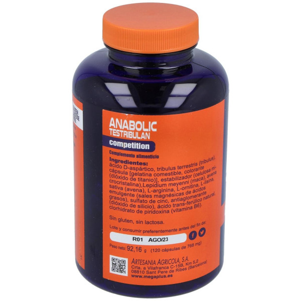 Mega Plus Anabolic Testribulan Competition 120Caps