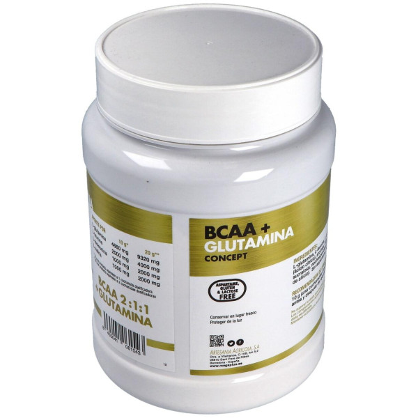 Mega Plus Bcaa+Glutamina Concept Piña 500G