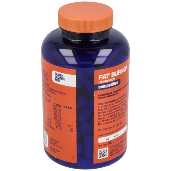 Fat Burner Lipotropico 200Comp. De 1,8Gr