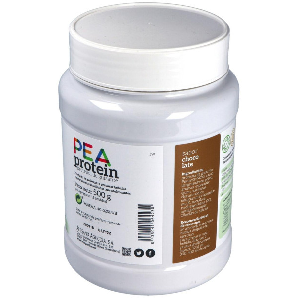 Pea Protein Proteina De Guisante Chocolate 500Gr.