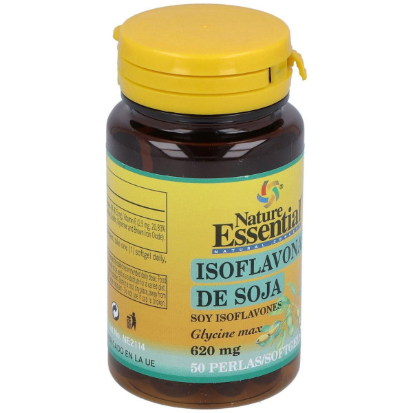 Nature Essential Isoflavonas De Soja 620 Mg. 50 Perlas