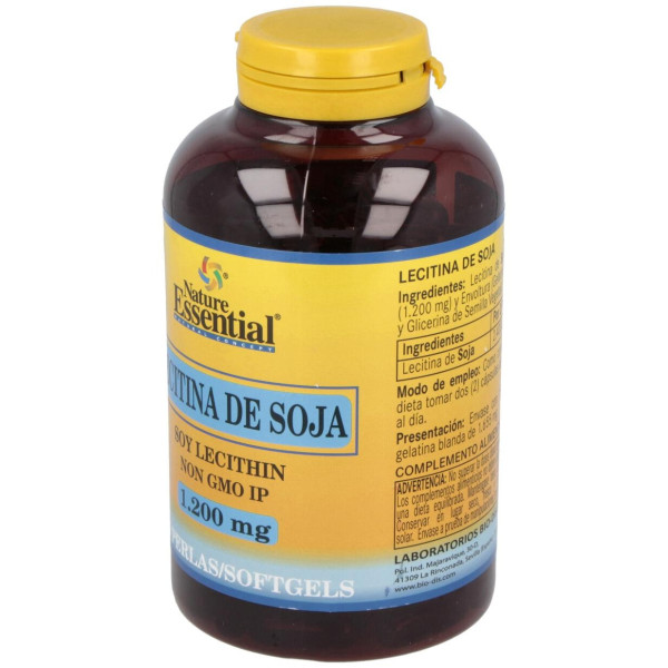 Nature Essential Lecitina Soja No Gmo Ip 1200Mg 150 Perlas