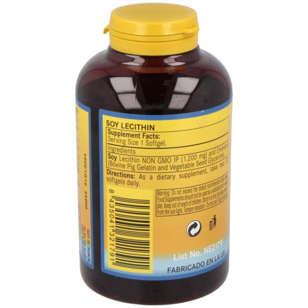 Nature Essential Lecitina Soja No Gmo Ip 1200Mg 150 Perlas