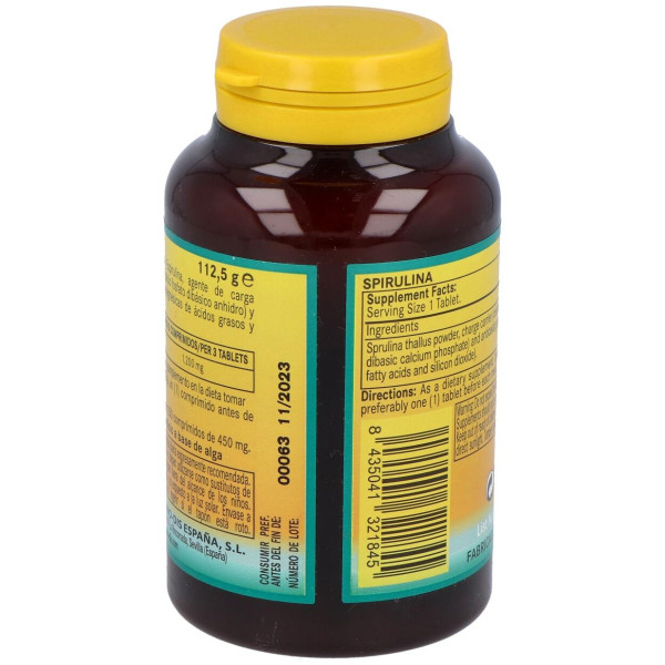 Nature Essential Espirulina 250 Tabletas