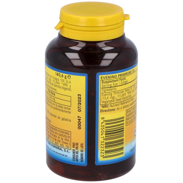 Nature Essential Aceite De Onagra 1000Mg 100 Perlas