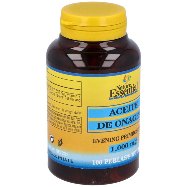 Nature Essential Aceite De Onagra 1000Mg 100 Perlas