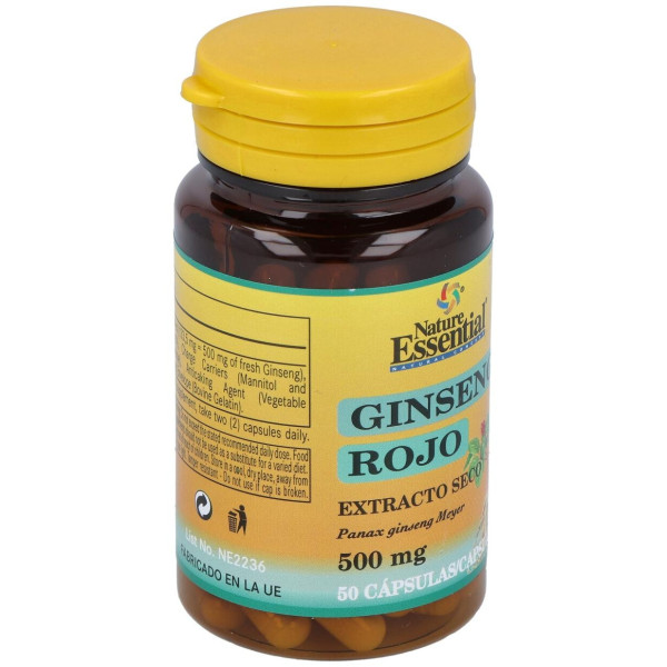 Nature Essential Ginseng Rouge 50 Cápsulas
