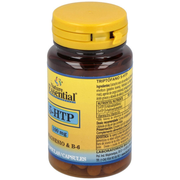 Triptofano 5-Htp 100Mg.+Magnesio+Vit. B6 60Comp.