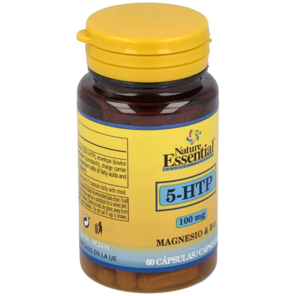 Triptofano 5-Htp 100Mg.+Magnesio+Vit. B6 60Comp.