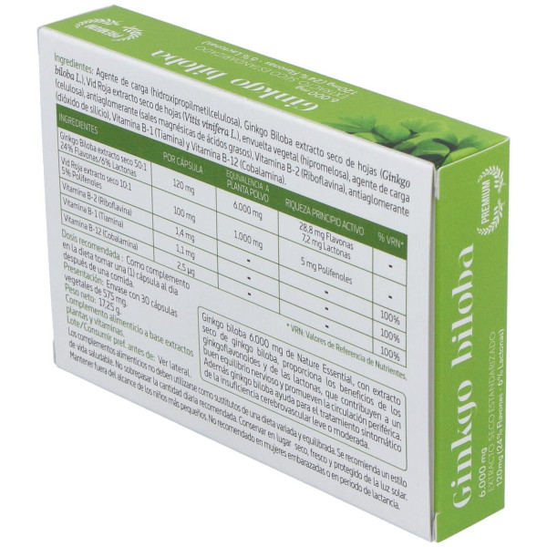 Ginkgo Biloba 6000Mg. 30Cap.