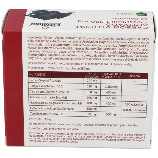 Carbon Vegetal Activo Complex 60Cap.