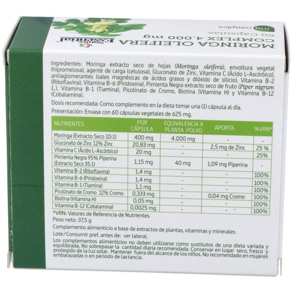 Nature Essential Moringacomplex 4000Mg Extracto Seco 60 Vcaps