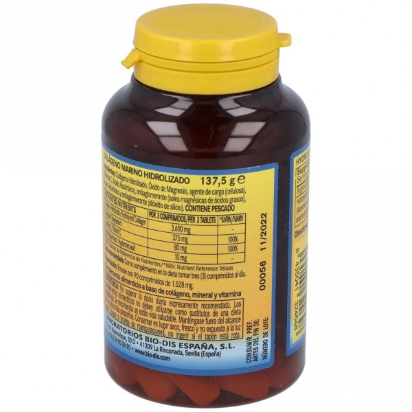 Nature Essential Colágeno Marino Hidrolizado 1200Mg 90 Comprimidos