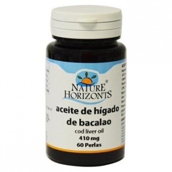 Nature Horizons Aceite Hígado Bacalao 410Mg 60 Perlas