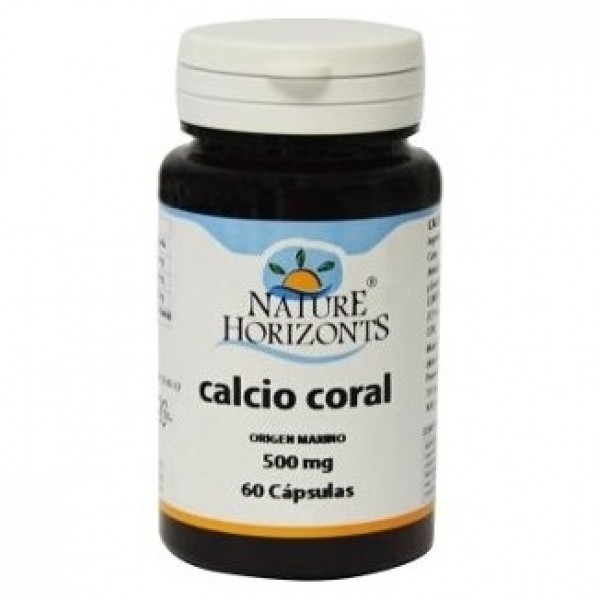 Calcio Coral 500Mg 60Caps Nature Horizon