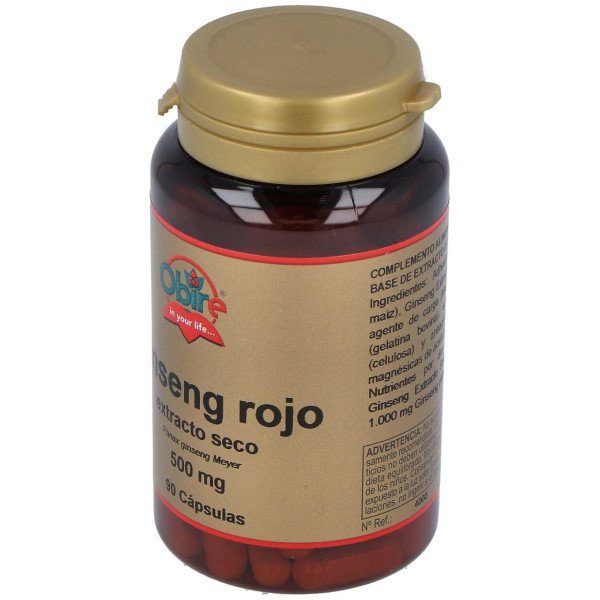 Obire Ginseng Rojo 500Mg 90Caps