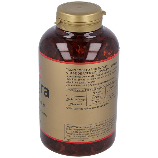 Obire Aceite De Onagra + Vit E 500Mg 450 Perlas