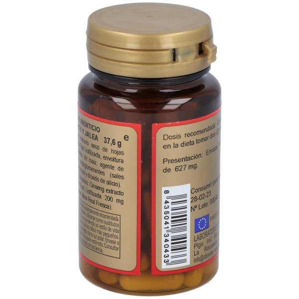 Obire Ginseng Y Jalea Real 600Mg 60Cáps