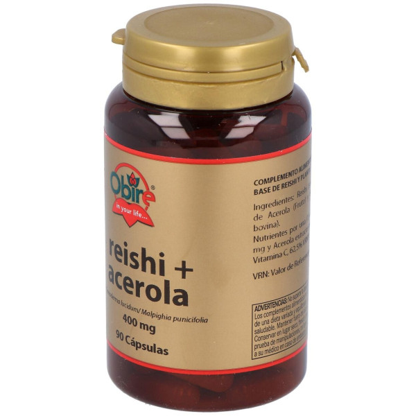 Obire Reishi Micelio Y Acerola 90Caps
