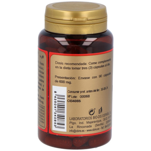 Obire Reishi Shitake Maitake 300Mg 90Caps