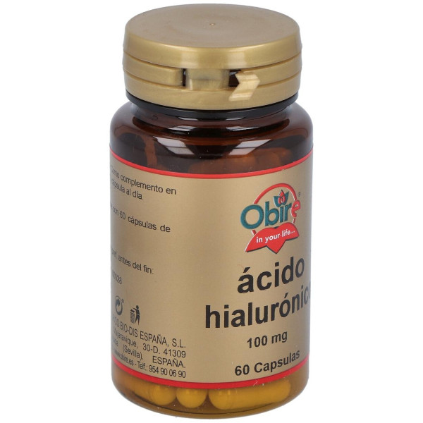 Obire Ácido Hialurónico 100Mg 60Cáps