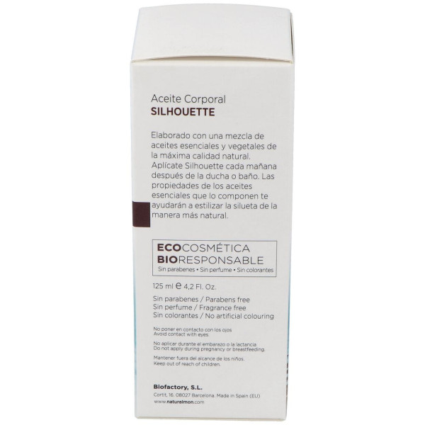Mon Aceite Corporal Reafirmante Silhouette Bio 125 Ml