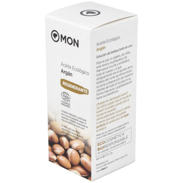Aceite De Argan Eco 100% Puro 60Ml.
