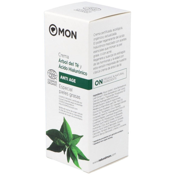 Crema Facial Arbol Del Te Y Ac. Hialur. 50Ml. Bio