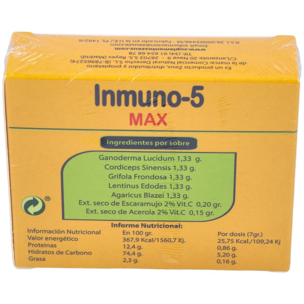 Inmuno-5 Max 7Sbrs.