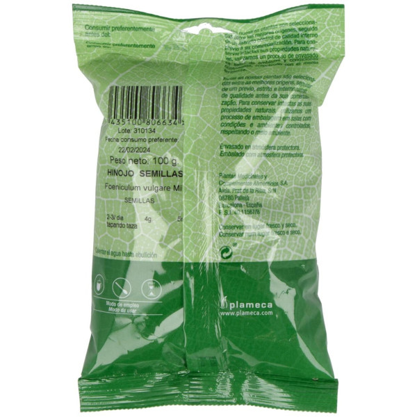 Hinojo Semillas Bolsa 100Gr.