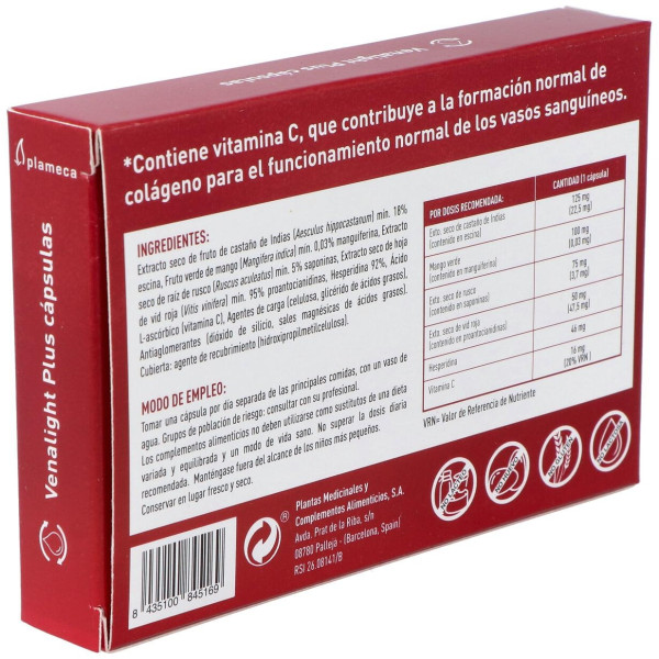 Plameca Venalight Plus 30Caps Vegs
