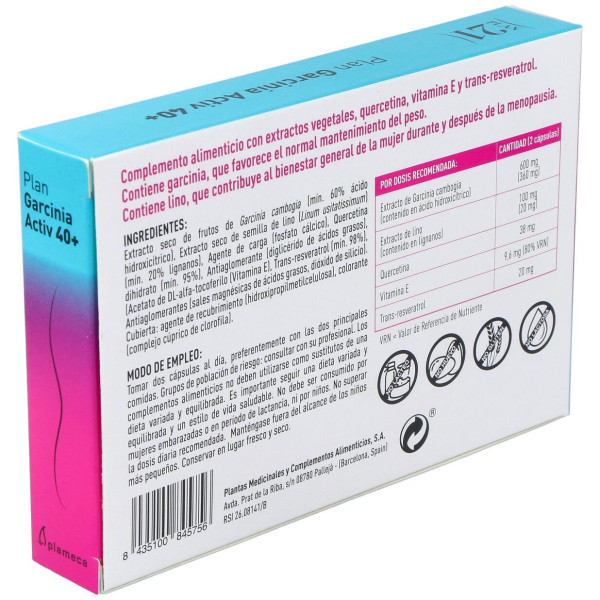 Plan Garcinia Activ 40+ 60Cap. Plan 21