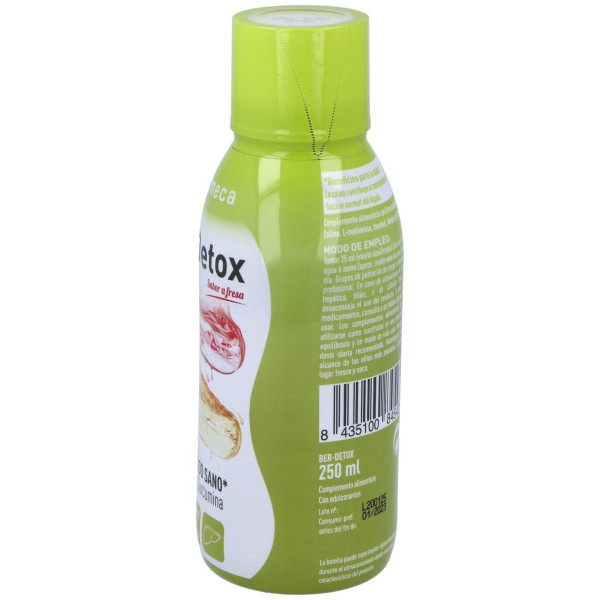 Ber-Detox Sabor Fresa 250Ml.