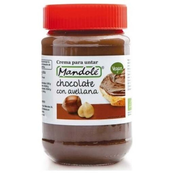 Mandolé Crema Cacao Con Avellana Vegan Bio 375G
