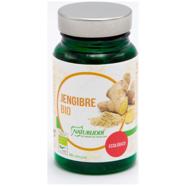 Naturlider Jengibre Bio 60 Cápsulas Para Favorecer Una Buena Digestión