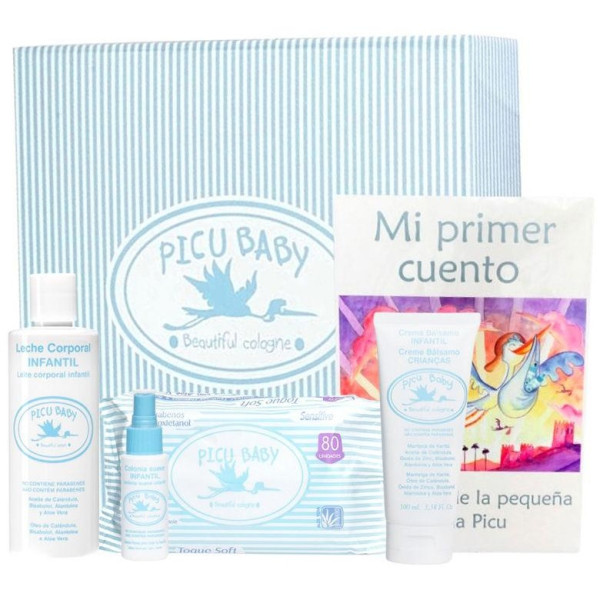 Infantil Caja Rayas Azul New Lote 5 Pz