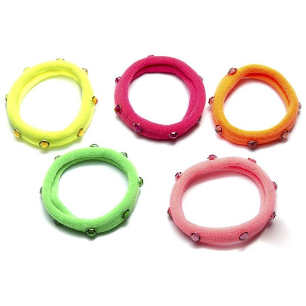 Gomas Con Piedritas De Colores 5 U